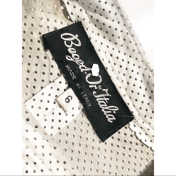 Vintage BegedOr Italia Leather Colorblock Pullover - Picture 2 of 10